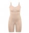 Spanx  Thinstincts 2.0 - Closed-Bust Mid-Thigh Bodysuit Champagne Beige (1603)