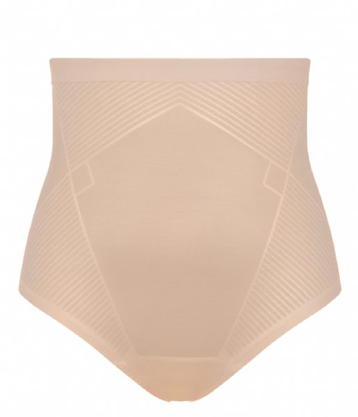 Spanx  Thinstincts 2.0 - High-Waisted Thong Champagne Beige (1603)