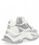 Steve Madden  Zoomz Sneaker White/Silver (196)