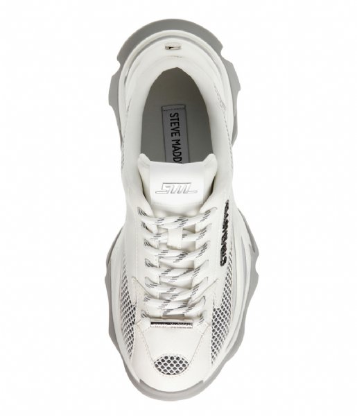 Steve Madden  Zoomz Sneaker White/Silver (196)