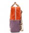 Sticky Lemon  Backpack Large Colourblocking Orange Juice Plum Purple Schoolbus Brown