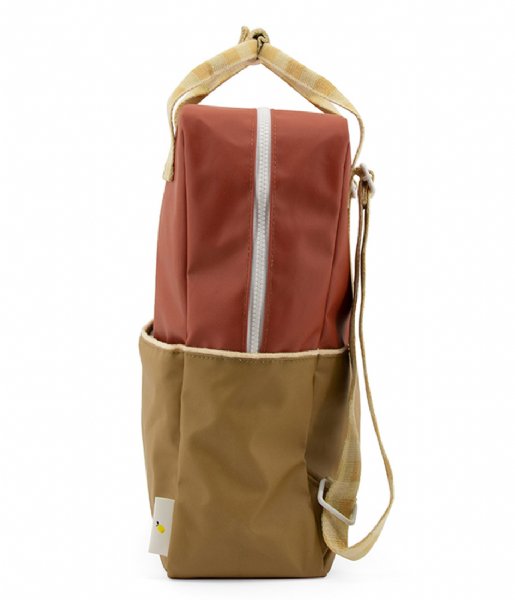 Sticky Lemon  Backpack Large Colourblocking Fig Brown Apple Tree Vanilla Sorbet
