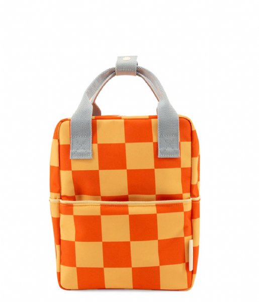 Sticky Lemon  Backpack Small Farmhouse Checkerboard Pear Jam Ladybird Red