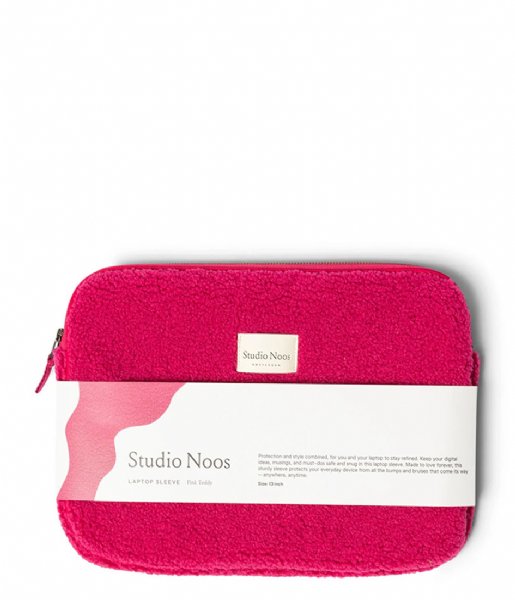 Studio Noos  Teddy Laptop Sleeve 13 inch Pink