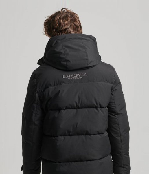 Superdry  City Padded Hooded Wind Parka Black (02A)