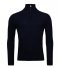 Superdry  Essential Emb Knit Henley Carbon Navy Marl (5EJ)