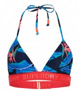 Superdry Logo Triangle Bikini Top Navy Paradise (UMS)