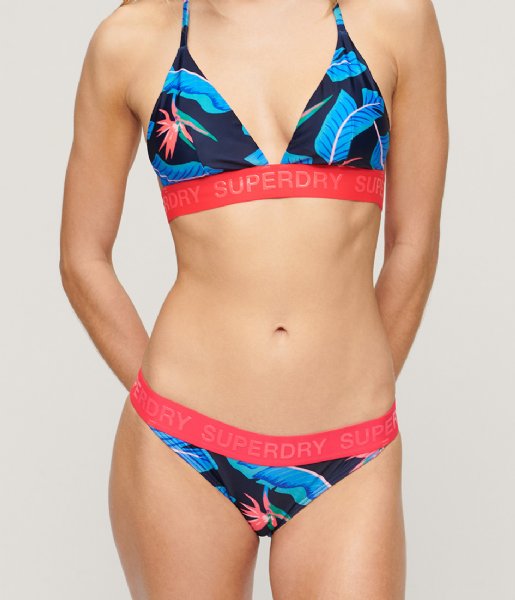 Superdry  Logo Classic Bikini Bottoms Navy Paradise (UMS)