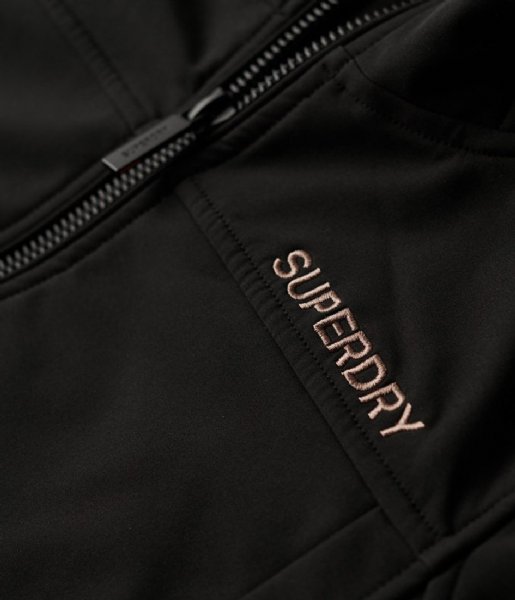 Superdry  Hooded Softshell Jacket Black (02A)