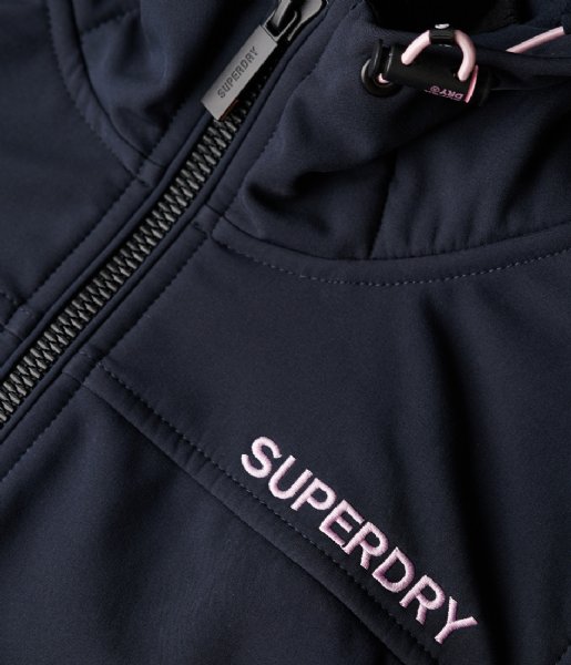 Superdry  Hooded Softshell Jacket Eclipse Navy (98T)