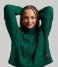 SuperdryVintage High Neck Cable Knit Pine Green (GCI)