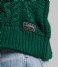 Superdry  Vintage High Neck Cable Knit Pine Green (GCI)
