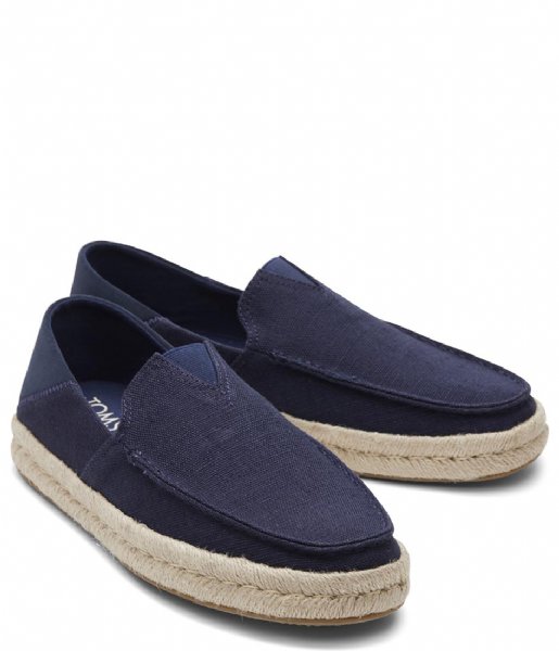 TOMS  Alonso Loafer Rope Espadrille Navy (410)