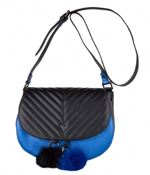 TOV Essentials  Chantal Bles Saddle Bag blue metallic