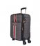 Guess Walizki na bagaż podręczny Vikky 18 Inch 8-Wheeler Charcoal Logo