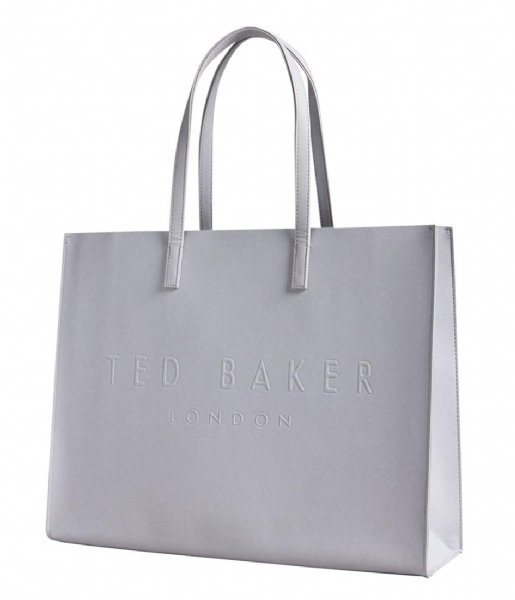 Ted Baker  Sukicon Crosshatch East West Icon Bag Light Grey (09)