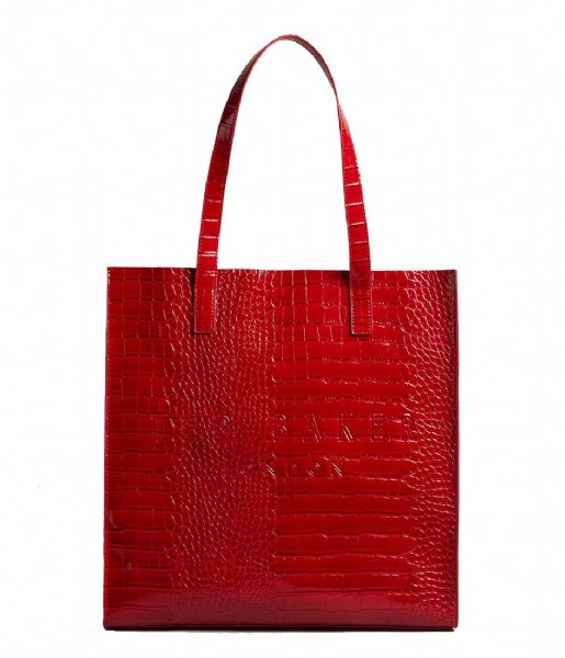 Ted Baker  Croccon Imitation Croc Large Icon Red