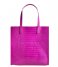 Ted BakerCroccon Imitation Croc Large Icon Bag Mid Pink (53)