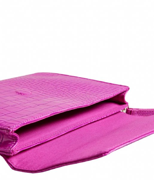 Ted Baker  Crocey Imitation Croc Envelope Pouch Mid Pink (53)