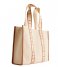 Ted Baker  Georjey Branded Webbing Canvas Tote Natural