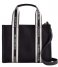 Ted Baker  Georjea Branded Webbing Canvas Small Tote Black