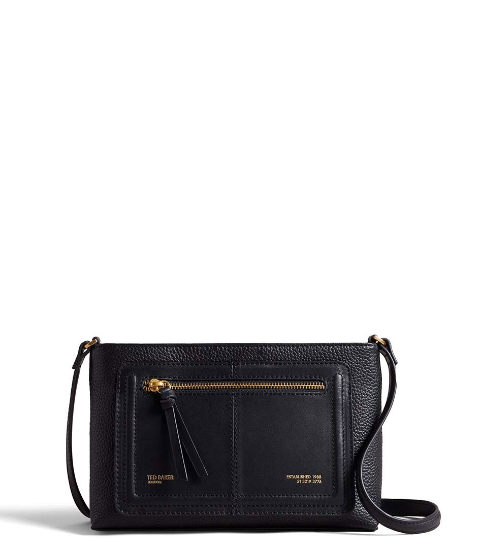 Ted Baker Cross Body Bags Clearance Outlet - Grey / Brown Womens Nishu