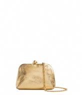Ted Baker Mirise Mini Clutch Frame Bag Gold colored