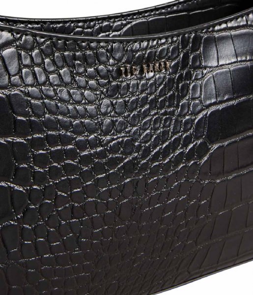 Ted Baker  Stinny Croc Effect Baguette Bag Black