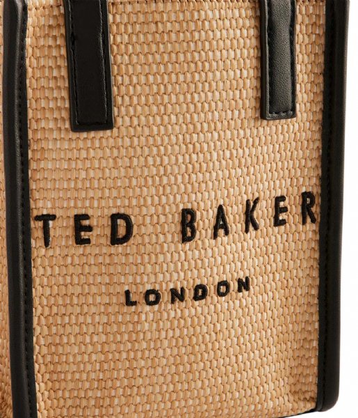 Ted Baker  Paulii Faux Raffia Mini Icon Bag Natural
