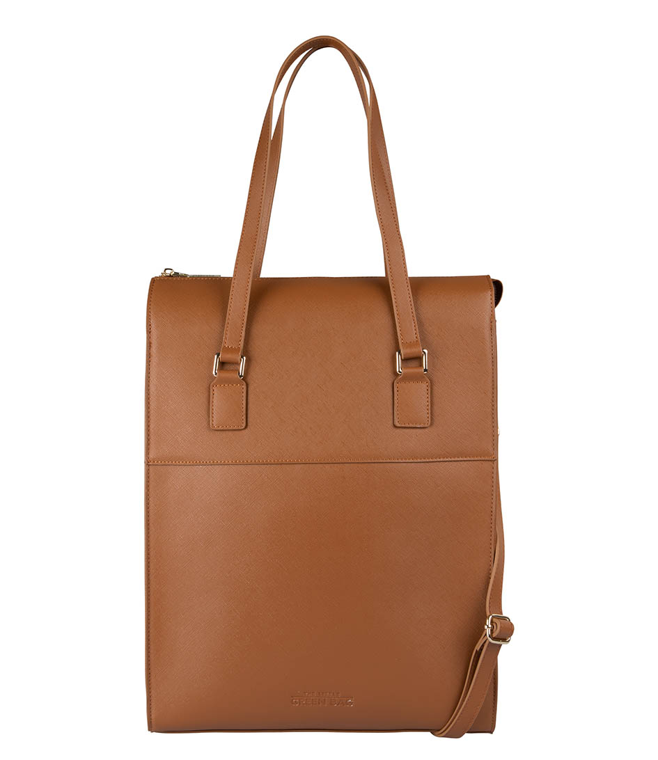 The Little Green Bag Schooltas Bag Ocean 15.6 inch Tobacco The Little