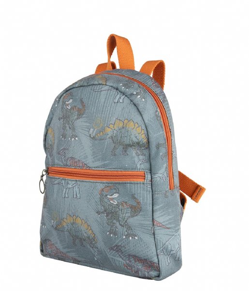 The Little Green Bag  Backpack Cool Dinosaur Small Green (900)