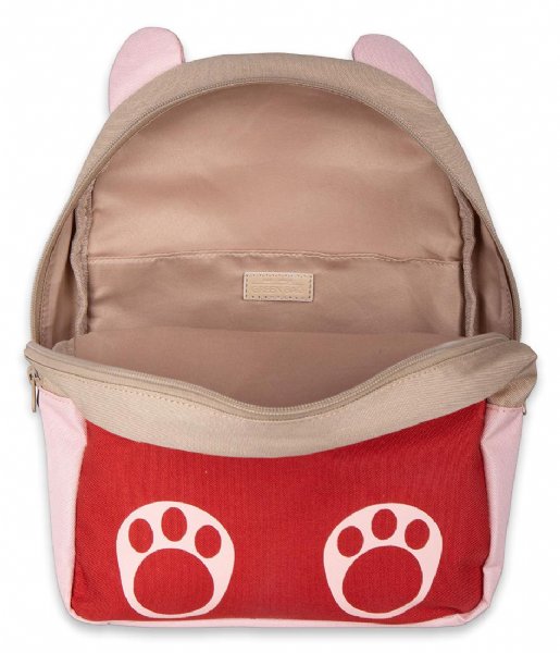 insect ongezond adopteren The Little Green Bag Schooltas Fauna Panda Roze | The Little Green Bag
