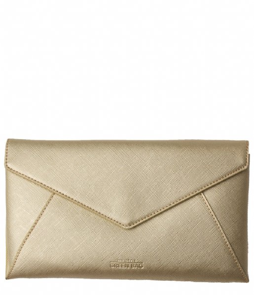 The Little Green Bag Crossbodytas Celeste Envelope Crossbody gold