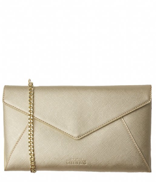 The Little Green Bag Crossbodytas Celeste Envelope Crossbody gold