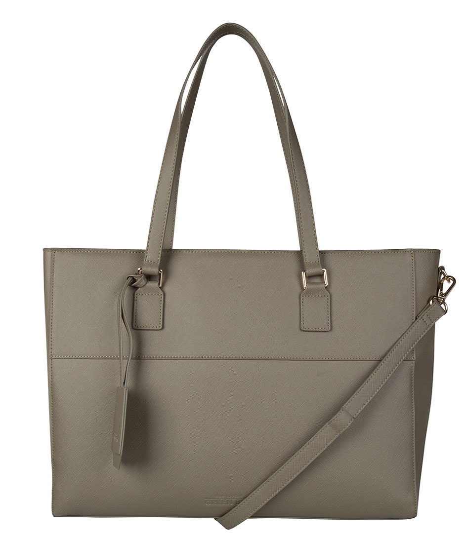 The Little Green Bag Schooltas Adair Laptop Bag 15 Inch Army green