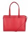 The Little Green Bag  Maple Laptop Tote 13 Inch red