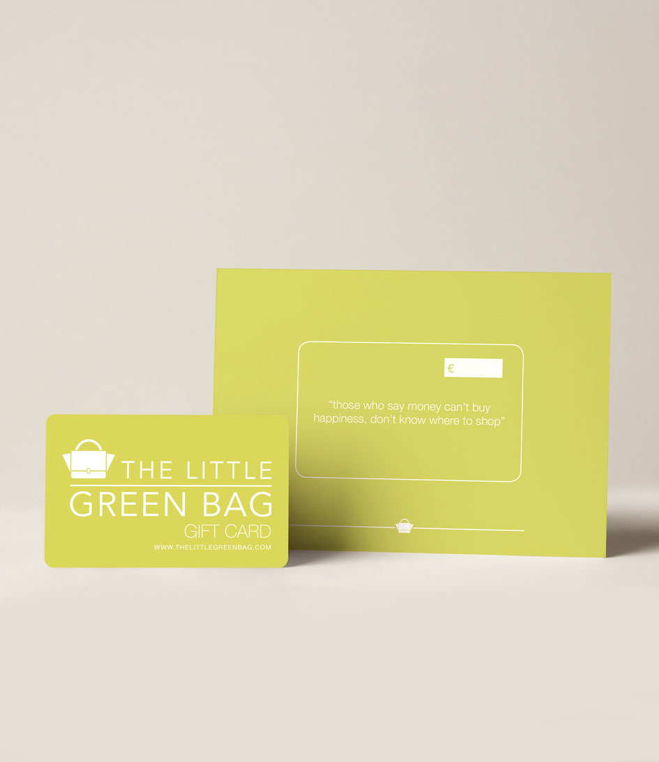 The Little Green Bag Cadeaubon Gift Card gift card green The Little