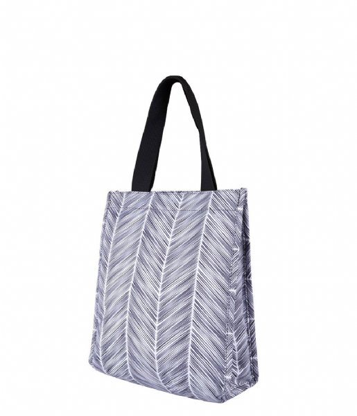 The Little Green Bag  Thermo lunchbag Stripe (002)