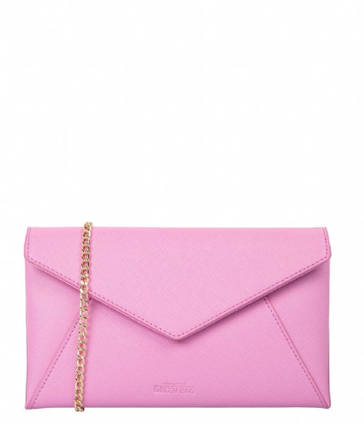The Little Green Bag  Celeste Envelope Crossbody Flamingo (670)