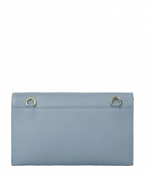 The Little Green Bag  Celeste Envelope Crossbody Grey Blue (145)