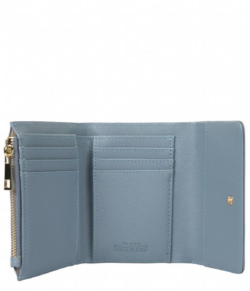 The Little Green Bag  Wallet Heath Grey Blue (145)