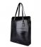 The Little Green Bag  Bag Ocean Croco 15.6 inch Black (100)