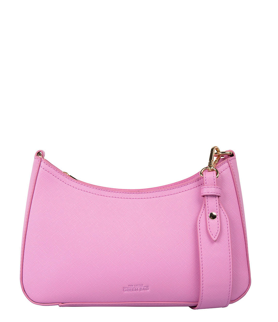 Little Green Bag Handtas Baguette Xara Flamingo | The Little Bag