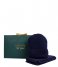 The Little Green Bag  Giftbox Classic Boys Kids Mini Beanie and Scarf Navy (810)