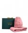 The Little Green Bag  Giftbox Cozy Girls Kids Beanie and Scarf Pink (640)