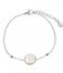 The Little Green Bag Armband Flat Freshwater Pearl Bracelet X My Jewellery silver colored