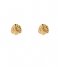The Little Green Bag Oorbellen Leaf Studs X My Jewellery gold colored