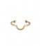 The Little Green BagOpen Moon Ring X My Jewellery gold colored