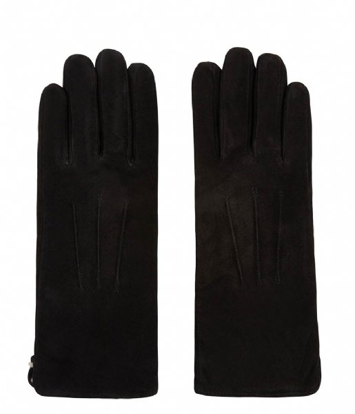 The Little Green Bag  Leather Touchscreen Gloves Toftir Black (100)