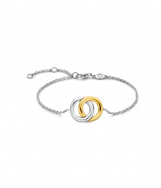 TI SENTO - Milano  925 Sterling Silver Bracelet 2790SY Silver yellow gold plated